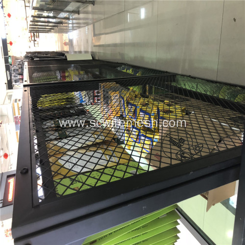Painted Coated Expanded Metal Mesh Goods Shelf
